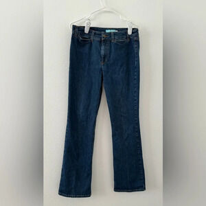 Vintage 90s y2k Area Jeans Bootcut Back Flap Pockets Slit Front Pocket Size 10